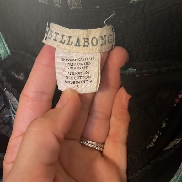 BILLABONG Tropical Floral Mini Dress ~ Small - Picture 4 of 5